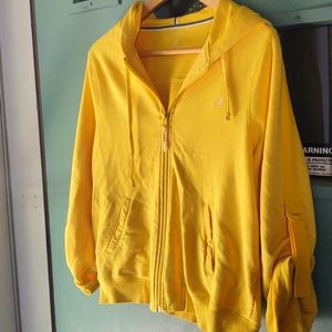 Nautica Women's Yellow Hoodie M